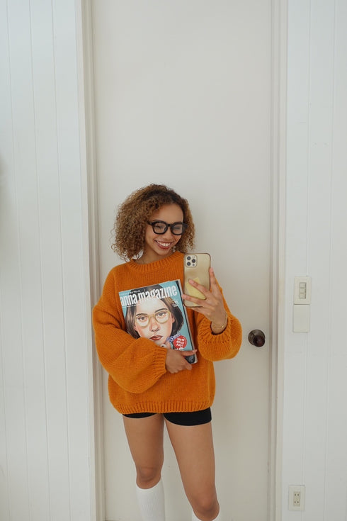 ニットショートパンツ